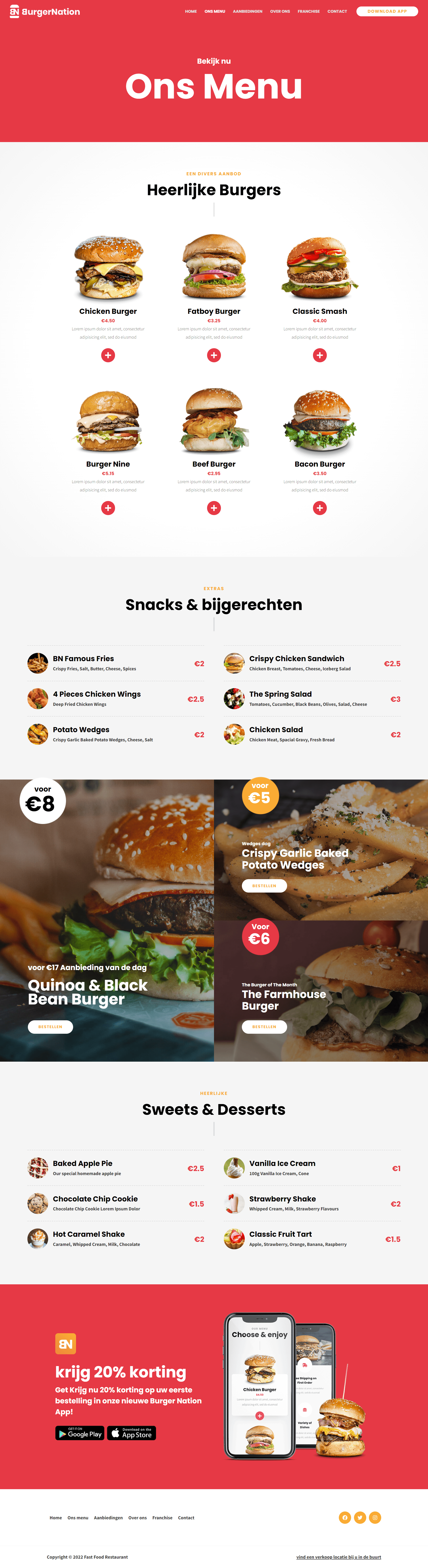 burger nation menu